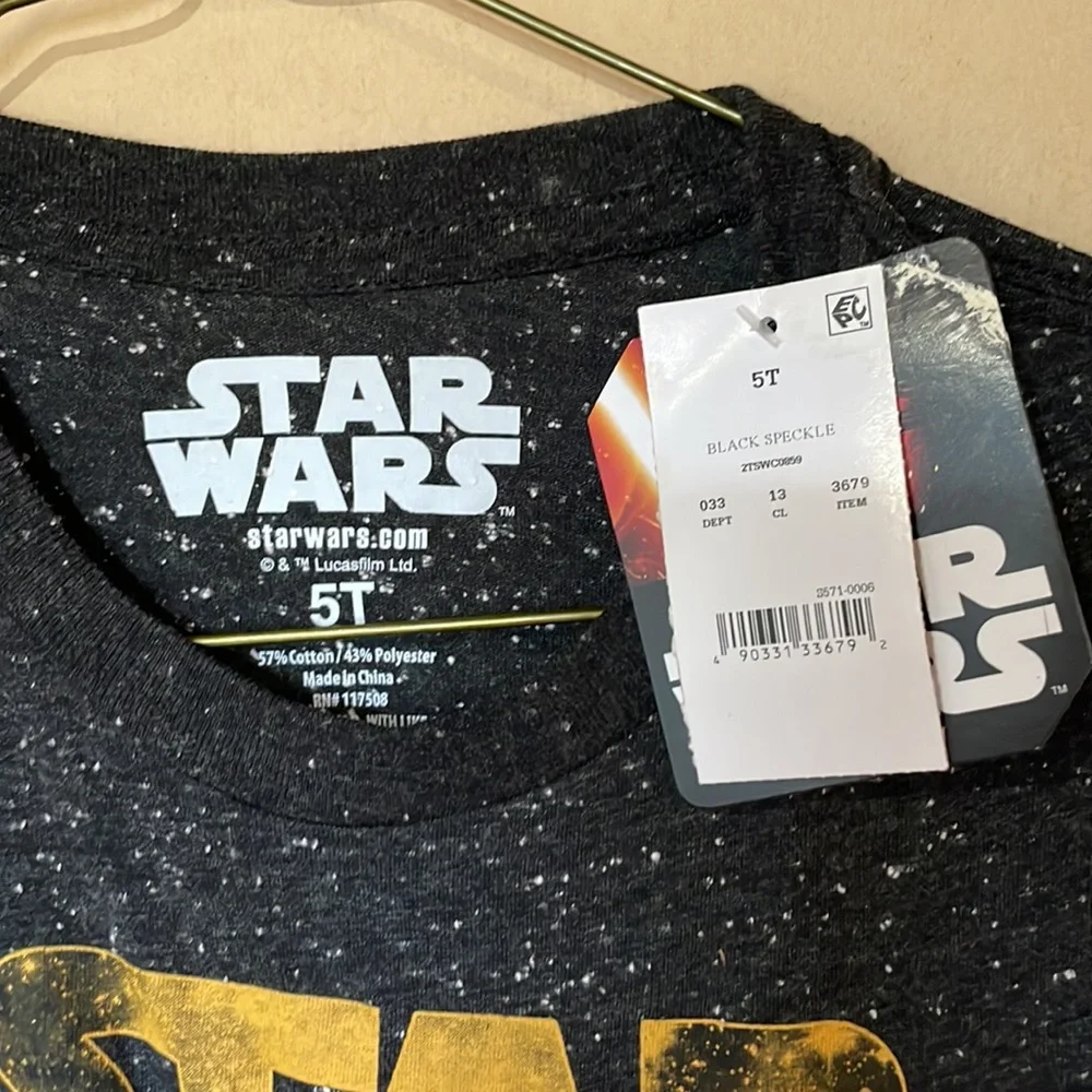 NWT ✨Star Wars✨ S/S Tee 5T - Picture 3 of 3